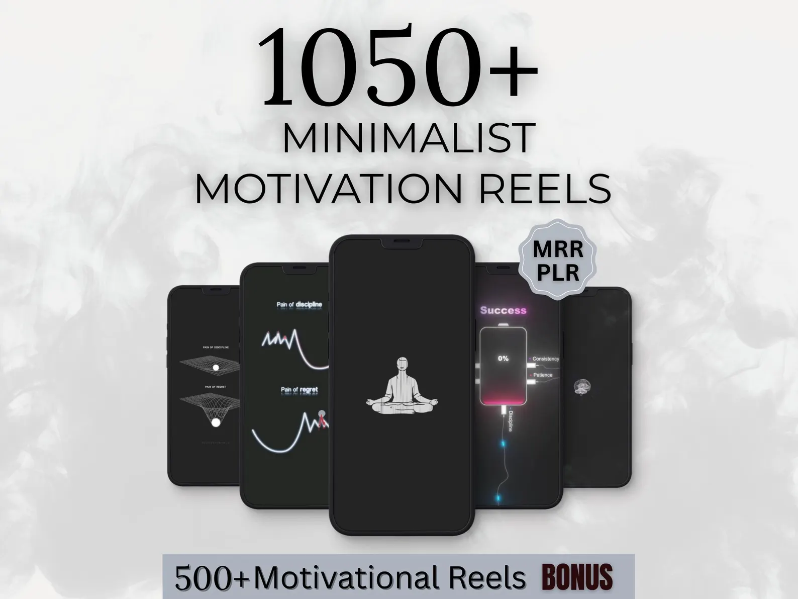 1050+ Minimalist Motivation Reels Bundle